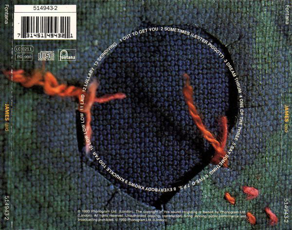 James : Laid (CD, Album)