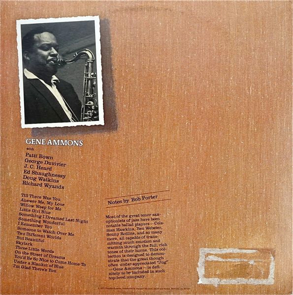 Gene Ammons : The Gene Ammons Story: Gentle Jug (2xLP, Comp)