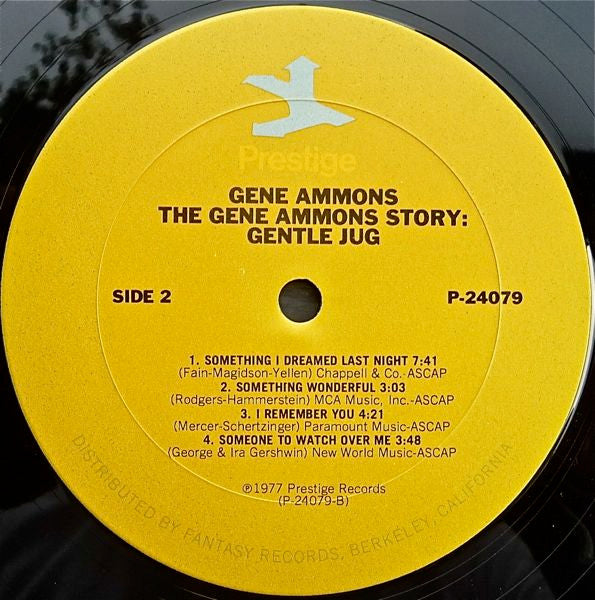 Gene Ammons : The Gene Ammons Story: Gentle Jug (2xLP, Comp)