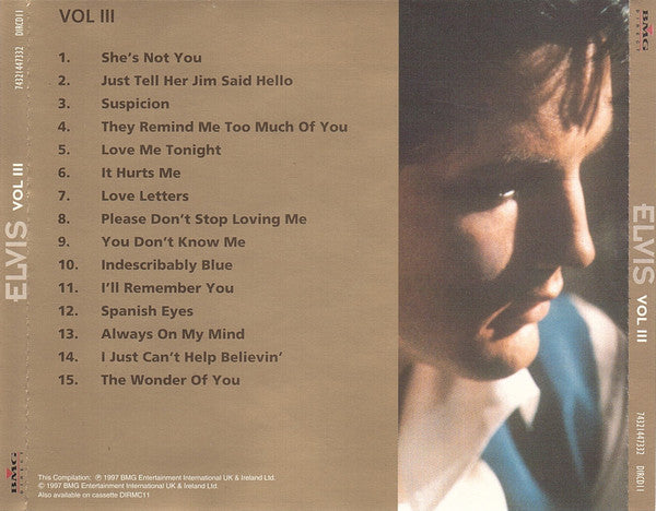 Elvis Presley : Vol III (CD, Comp)