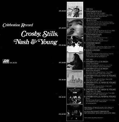 Crosby, Stills, Nash & Young : Celebration Record (LP, Comp)