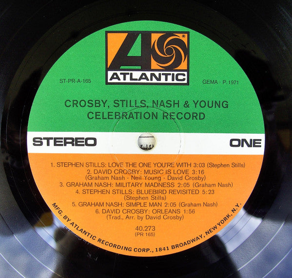 Crosby, Stills, Nash & Young : Celebration Record (LP, Comp)