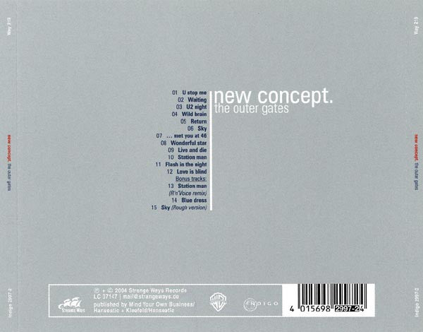 New Concept : The Outer Gates (CD, Album)