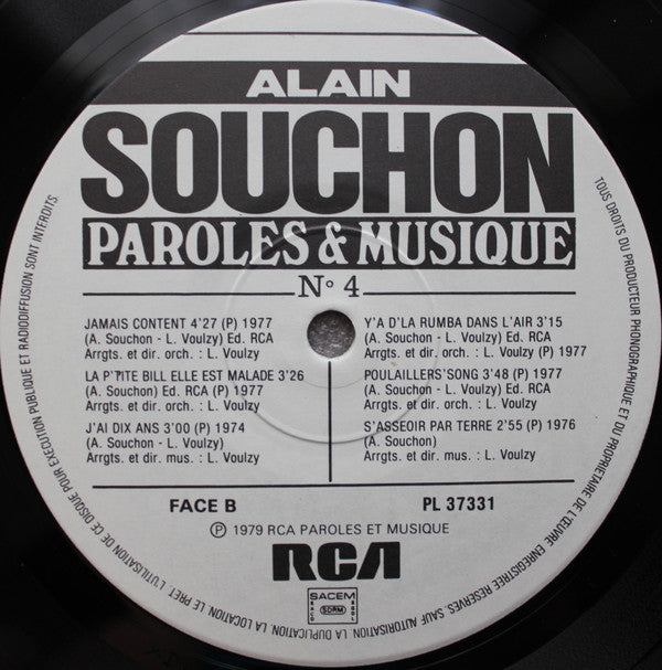 Alain Souchon : Alain Souchon (LP, Comp)