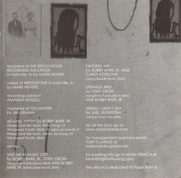 Bobby Bare Jr's Young Criminals Starvation League : From The End Of Your Leash (CD, Album)