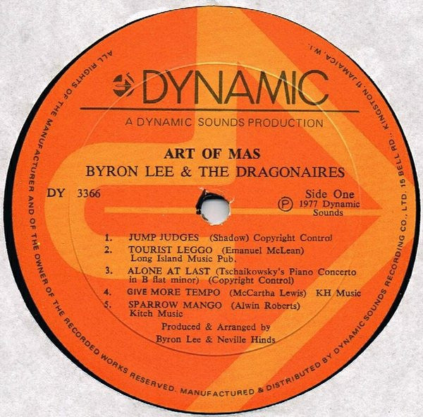 Byron Lee And The Dragonaires : Art Of Mas (LP, Album, Gat)