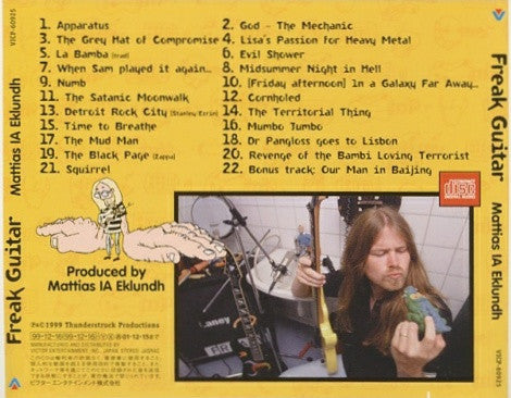 Mattias Ia Eklundh : Freak Guitar (CD, Album)