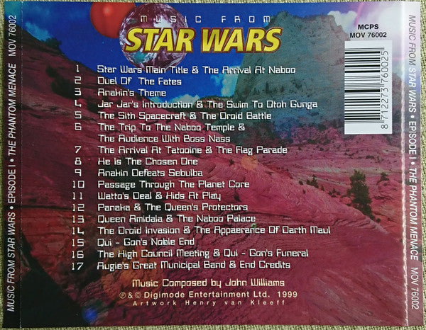 Michael Baldwin Orchestra : Music From Star Wars: Episode 1 - The Phantom Menace (CD, Album)