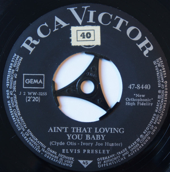 Elvis* : Ain't That Loving You Baby (7", Single)