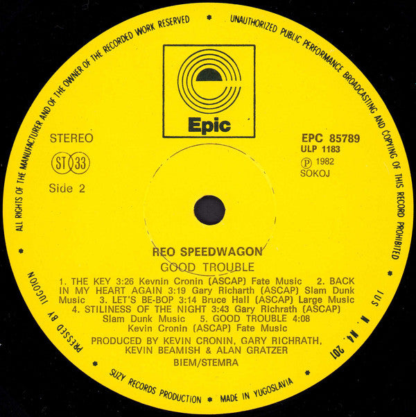 REO Speedwagon : Good Trouble (LP, Album)