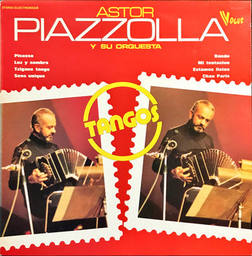 Astor Piazzolla, Su Bandoneon y Sus Cuerdas : Tangos (LP, Album, RE)