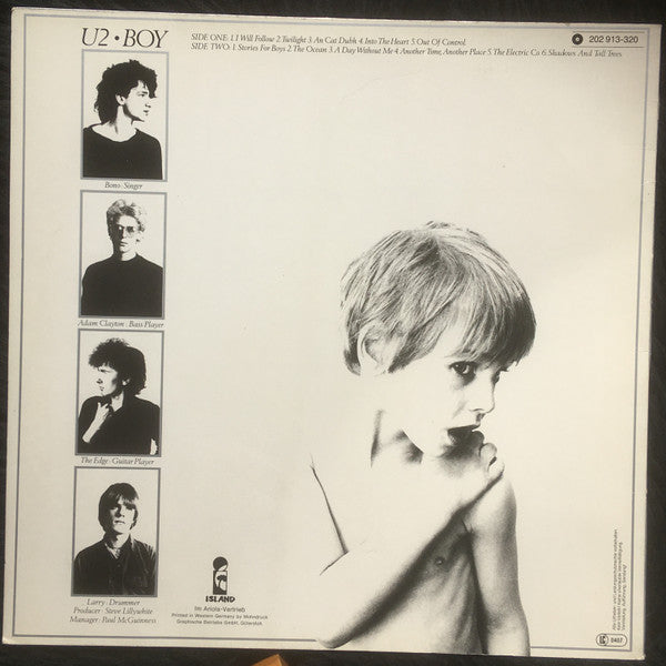U2 : Boy (LP, Album, RP)