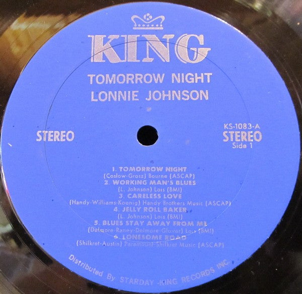 Lonnie Johnson (2) : Tomorrow Night (LP, Comp)