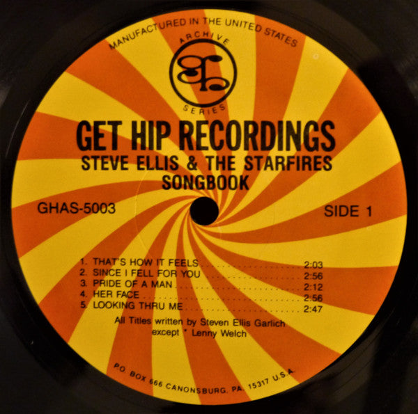 Steve Ellis And The Starfires : Song-Book (LP, Album, RE)