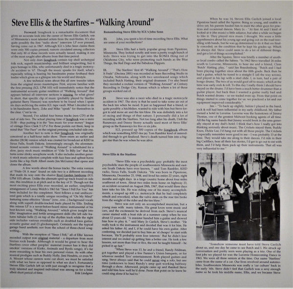 Steve Ellis And The Starfires : Song-Book (LP, Album, RE)
