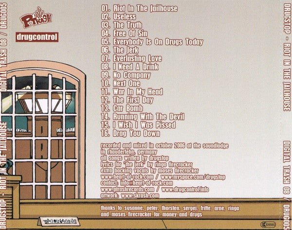 Drugstop : Riot In The Jailhouse (CD, Album, Ltd)