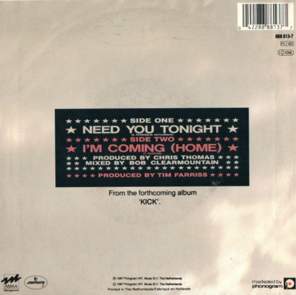 INXS : Need You Tonight (7", Single)