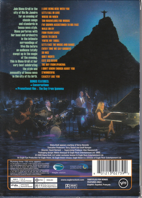 Diana Krall : Live In Rio (DVD-V, NTSC, Dol)