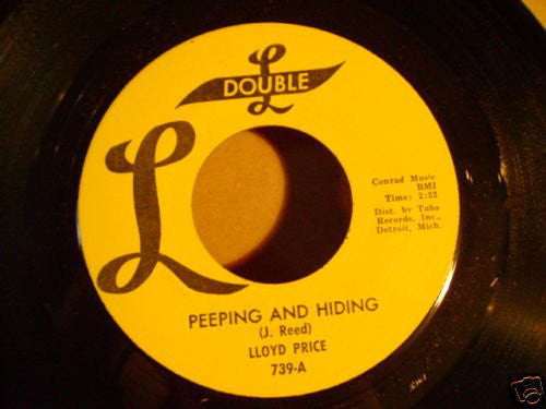 Lloyd Price : Peeping And Hiding (7", Single, ARP)