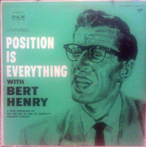 Bert Henry : Position Is Everything (LP, Album)