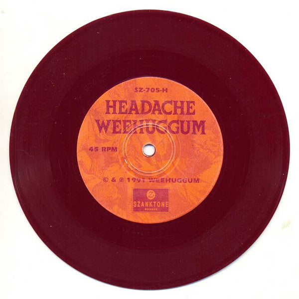 Weehuggum : Bad Sister / Headache (7", Red)