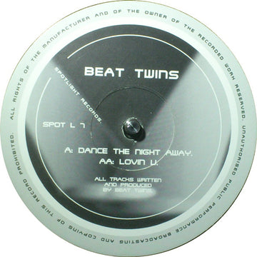 Beat Twins : Dance The Night Away / Lovin U (12")