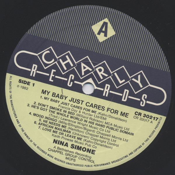 Nina Simone : My Baby Just Cares For Me (LP, Comp)