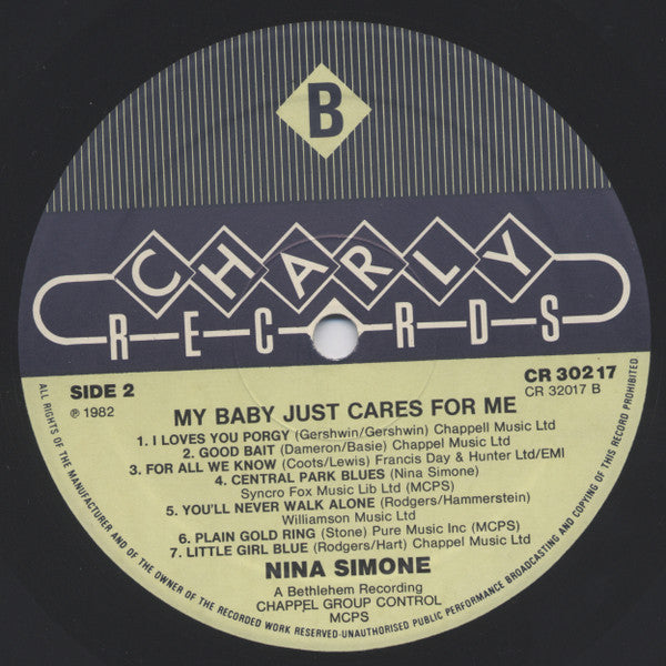Nina Simone : My Baby Just Cares For Me (LP, Comp)