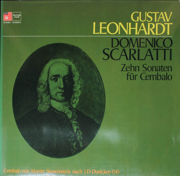 Domenico Scarlatti / Gustav Leonhardt : Zehn Sonaten Für Cembalo (LP, Album, Gat)