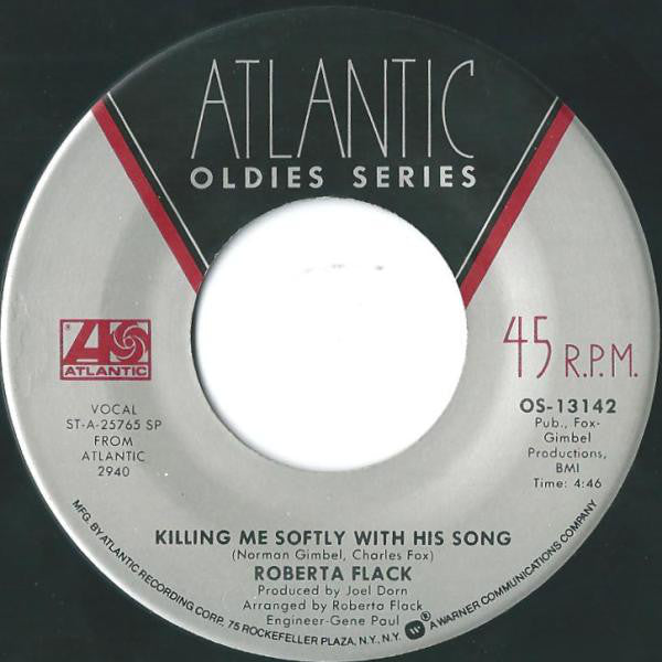 Roberta Flack : Killing Me Softly With His Song / Trade Winds (7", RE)