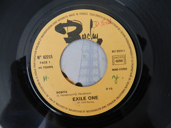 Exile One : Rosita / Réflexion (7")