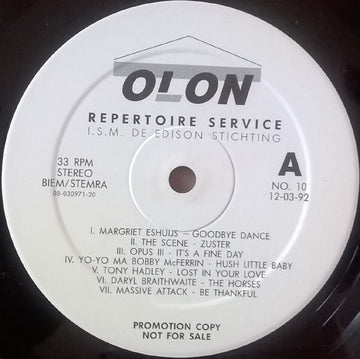 Various : Repertoire Service No. 10 (LP, Comp, Promo, Smplr)