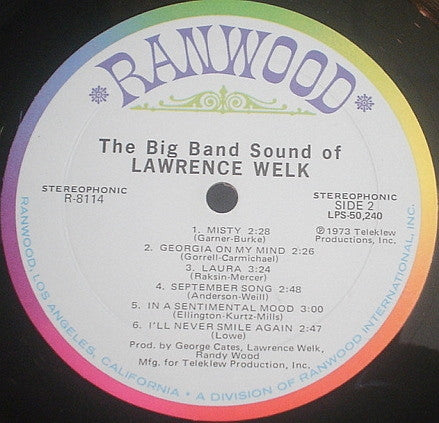 Lawrence Welk : The Big Band Sound Of Lawrence Welk (LP, Album, Mon)