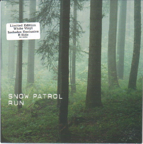Snow Patrol : Run (7", Single, Ltd, Whi)