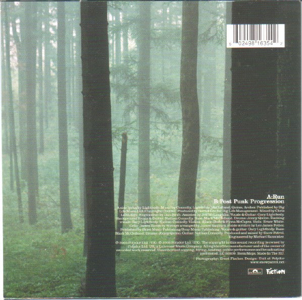 Snow Patrol : Run (7", Single, Ltd, Whi)