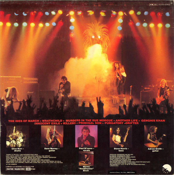 Iron Maiden : Killers (LP, Album)