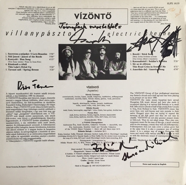 Vízöntő : Villanypásztor = Electric Shepherd (LP, Album)