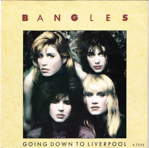 Bangles : Going Down To Liverpool (7", Single, RE)