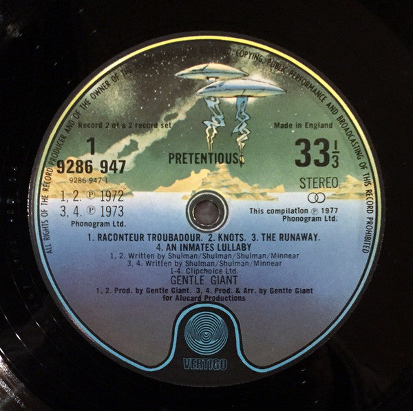 Gentle Giant : Pretentious (2xLP, Comp)