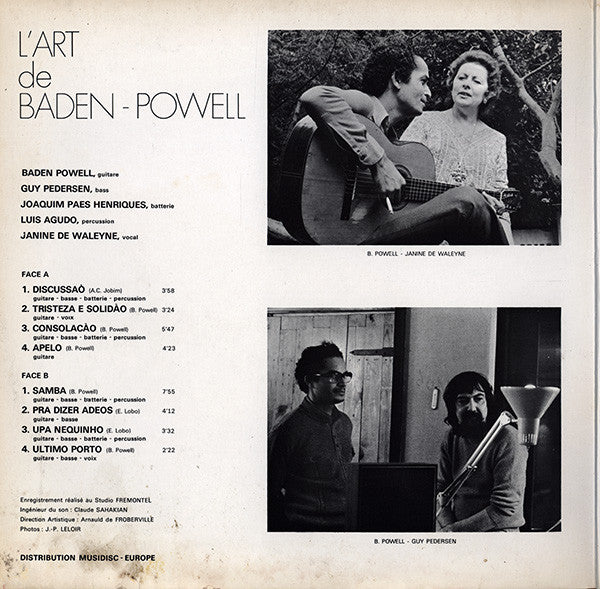 Baden Powell : Vol.2 - L'Art De Baden-Powell (LP, Album)