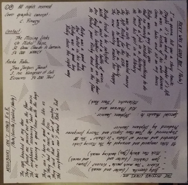 Missing Links (5) : Neighbours Can't Stand Rock 'N' Roll (7", Single)