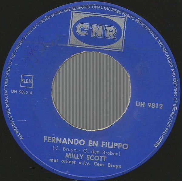 Milly Scott : Fernando En Filippo  (7", Single)