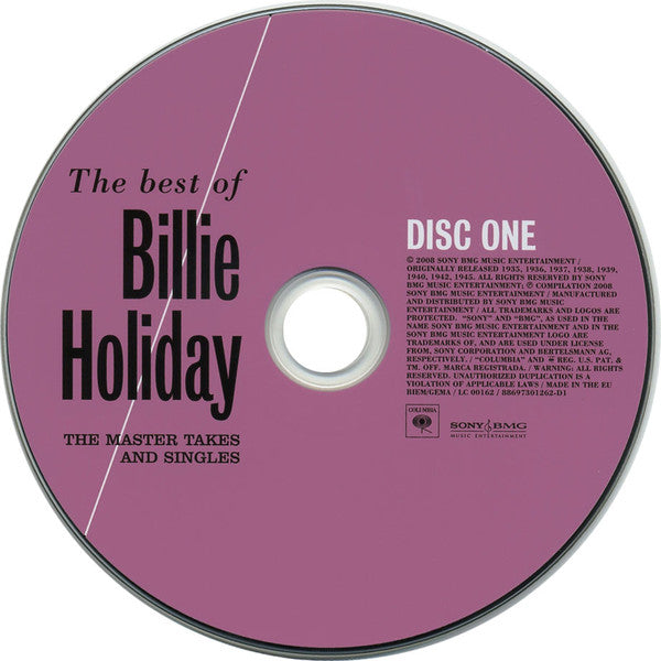 Billie Holiday : The Best Of Billie Holiday: The Master Takes And Singles (4xCD, Comp, RM)