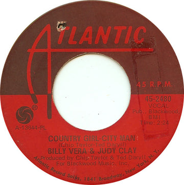 Billy Vera & Judy Clay : Country Girl - City Man / So Good (To Be Together) (7", PL )