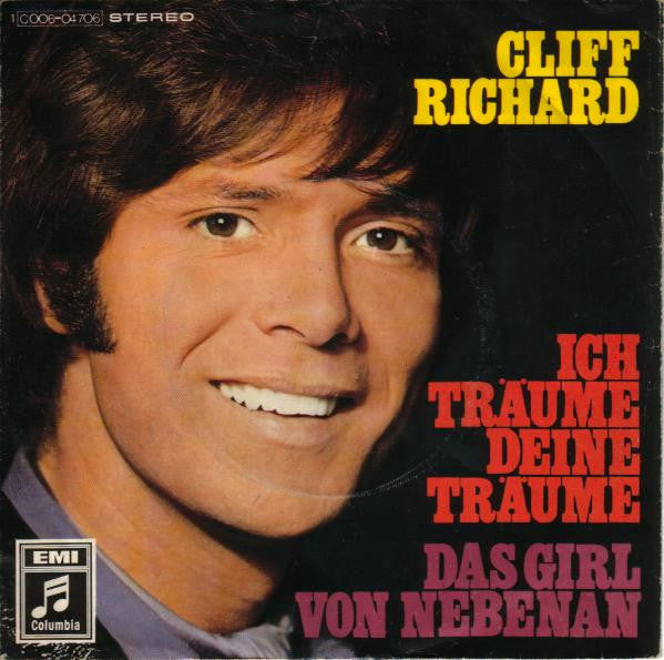 Cliff Richard : Ich Träume Deine Träume / Das Girl Von Nebenan (7")