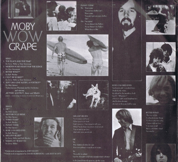 Moby Grape : Wow / Grape Jam (2xLP, Album)