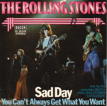 The Rolling Stones : Sad Day (7")