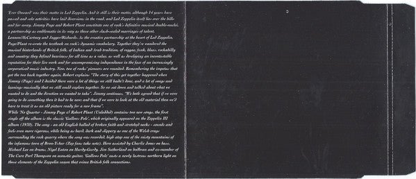 Jimmy Page & Robert Plant : Gallows Pole (CD, Single, Promo, Red)