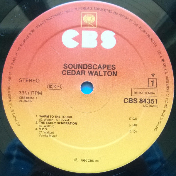 Cedar Walton : Soundscapes (LP, Album)