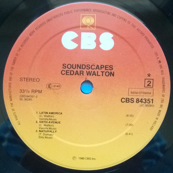 Cedar Walton : Soundscapes (LP, Album)